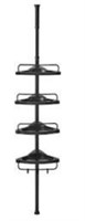 Bathroom Corner Shower Caddy Black