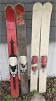 Antique Wood Water Skis 2 pair