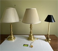 3 Lamps  -  28 1/2”; 22”