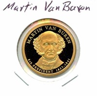 Martin Van Buren Proof Presidential Dollar