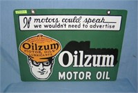 Oilzum motor oil retro style advertising sign