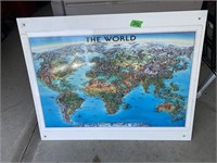 The World poster-28x22”
