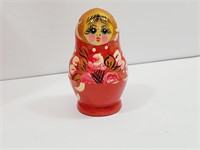 Hand Painted 4 Nesting Dolls Russian