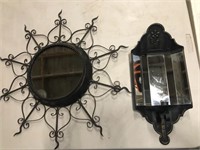 Lot of 2 decorative mirrors