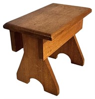 Vintage Wooden Stool 2/2