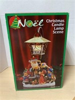 Christmas Candle Lamp Scene In Box