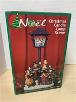 Christmas Candle Lamp Scene In Box