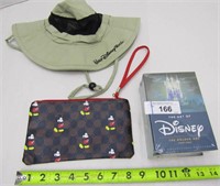 Disney Art Cards & Mickey Purse & Sun Hat