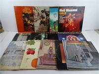 Lot of 1970s 33rpm Vinyl Music Records - Varying