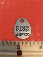 Metal Stamped Chit 5182 WMP CO