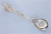 Handsome English Sterling Sterling Silver Spoon,