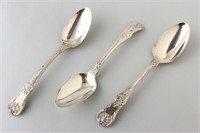 Good Set of Three George IV Sterling Silver