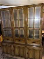 Mid Century Modern Hutch Display Cabinet