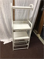 Shelving Unit With Electric Outlet
