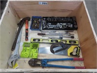 Box of hand tools