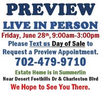 PREVIEW LIVE IN PERSON - Friday, June 28th