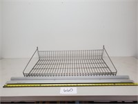 Stainless Wire Shelf w/ Aluminum Bracket (No Ship)