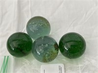 4- Green Boulder Marbles