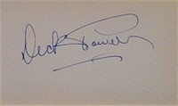 Dick Powell signature slip