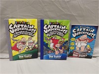3 Captain Underpants Books*