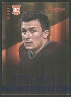 Shiny Parallel RC Johnny Manziel Cleveland Browns