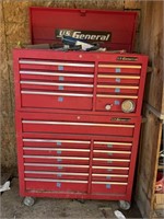 US General Toolbox Loaded With Tools