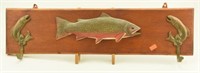 Lot #280 - Figural hand carved Brook Trout
