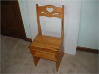 Wooden Chair/3ft Step Stool