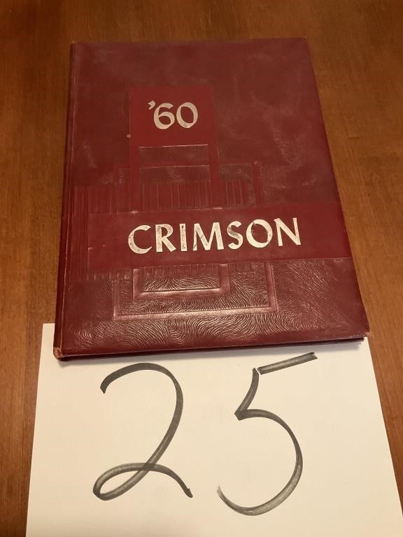 1960 Crimson yearbook