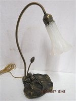 Lily pad lamp 16"H