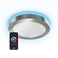 Smart WiFi 16 in. LED 1-Light White