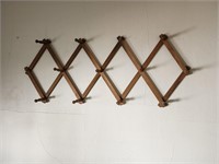 Wood Scissor Wall Hooks