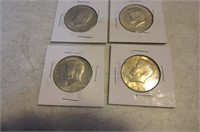 FOUR 1965-1968 1/2 Dollar Coins partial silver