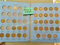 (33) Indian Head Cents in Partial Book