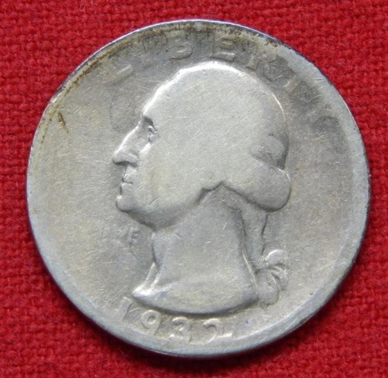 1932 D Washington Silver Quarter - - Key Date