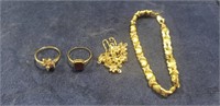 (4) 10K Gold Jewelry Pieces