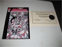 Bloodstriek #1 Comic Book Signed by Dan Fraga