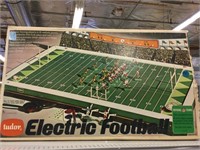 Tudor Electric football in box.