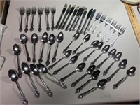 Rogers stainless utensils (46 pcs)