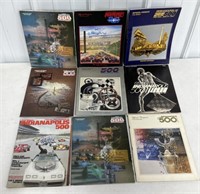 Lot Of (9) 1980s Indianapolis 500 Race Programs