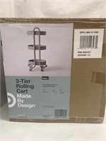 (7x bid) Made By Design 3 Tier Rolling Cart