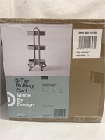 (4x bid) Made By Design 3 Tier Rolling Cart