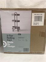 (4x bid) Made By Design 3 Tier Rolling Cart