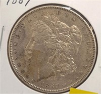 1887 Morgan Dollar