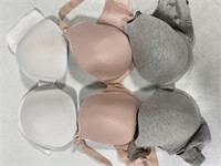 FRUIT OF THE LOOM - 3 PACK BRAS - SIZE 36DD