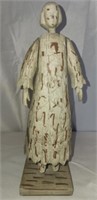 Wooden folk art style figurine