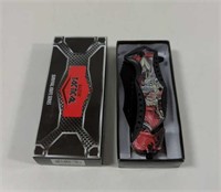 New in Box Stainless Steel Dragon Knife