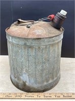 Vintage 3 gal Fuel Can *TOP. NO SHIPPING