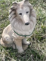 Concrete Dog Statue