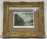 COLORED LITHOGRAPH BLICKLING IN NORFOLK THE SEAT